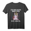 Ich Bin Klein Aber Fein Und Gemein Kampfzwerg Lustig Einhorn T-Shirt – Humorvolles Geschenk für Einhorn-Liebhaberinnen
