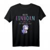 Lustiges Einhorn Shirt - Mein Einhorn sagt die Realität lügt | Witziges Geschenk für Kinder, Oma & Opa & Einhorn-Fans