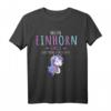Lustiges Einhorn Shirt - Mein Einhorn sagt die Realität lügt | Witziges Geschenk für Kinder, Oma & Opa & Einhorn-Fans