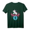 Kinder 4. Geburtstag T-Shirt - Ich bin schon 4 Einhorn - Süßes Geburtstagsgeschenk für Mädchen & Einhorn-Fans