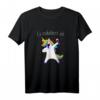 Einhorn Dab Saufen - Es eskaliert eh Frauen JGA Spruch T-Shirt für Party, Festival & Junggesellenabschied