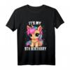 Kinder It's My 9th Birthday - Einhorn T-Shirt für Mädchen zum 9. Geburtstag, perfektes Geschenk für Tochter, Nichte und Enkelin