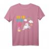 Kinder 6. Geburtstag Mädchen - Buntes Regenbogen Einhorn T-Shirt für Geburtstagsfeiern & Einhorn Motto Parties