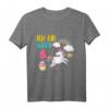 Kinder 6. Geburtstag Mädchen - Buntes Regenbogen Einhorn T-Shirt für Geburtstagsfeiern & Einhorn Motto Parties