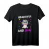 Damen Einhorn T-Shirt zum 30. Geburtstag mit coolem Einhorn Sonnenbrille - Perfekt als Geschenk für Frauen, Freundin, Tochter oder zum Selbstbeschenken
