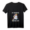 Lustiges Einhorn T-Shirt für Frauen - Rebellischer Spruch mit V-Ausschnitt, Perfekt als Geschenk zu Geburtstag & Weihnachten