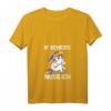 Lustiges Einhorn T-Shirt für Frauen - Rebellischer Spruch mit V-Ausschnitt, Perfekt als Geschenk zu Geburtstag & Weihnachten