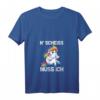 Lustiges Einhorn T-Shirt für Frauen - Rebellischer Spruch mit V-Ausschnitt, Perfekt als Geschenk zu Geburtstag & Weihnachten