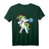 Sanftes Einhorn Bowling T-Shirt - Lustiges DAB Geschenk für Bowlingfans, Trainer & Freunde – Bunte Casual Kleidung für Männer, Frauen, Kinder & Senioren