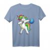 Sanftes Einhorn Bowling T-Shirt - Lustiges DAB Geschenk für Bowlingfans, Trainer & Freunde – Bunte Casual Kleidung für Männer, Frauen, Kinder & Senioren