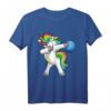 Sanftes Einhorn Bowling T-Shirt - Lustiges DAB Geschenk für Bowlingfans, Trainer & Freunde – Bunte Casual Kleidung für Männer, Frauen, Kinder & Senioren