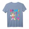 Lustiges Einhorn T-Shirt zum 4. Geburtstag für Mädchen – Tanzendes Motiv, Party-Outfit & Geschenkidee