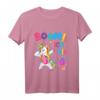 Lustiges Einhorn T-Shirt zum 4. Geburtstag für Mädchen – Tanzendes Motiv, Party-Outfit & Geschenkidee