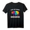 Lustiges Vintage Rhino Save the Mollige Einhorn T-Shirt – Bewusstseinsförderndes Geschenk für Tierliebhaber und Naturschützer