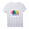 Lustiges Vintage Rhino Save the Mollige Einhorn T-Shirt – Bewusstseinsförderndes Geschenk für Tierliebhaber und Naturschützer