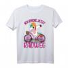 Fahrradprüfung Mädchen T-Shirt mit Einhorn – Lustiges Design für Grundschülerinnen, Ideal zur bestandenen Radfahrprüfung und Fahrradführerschein