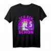 Kinder 5. Geburtstag T-Shirt - Ich Bin Schon 5 Jahre Mädchen Einhorn Lila Geschenk für Geburtstagsfeier und Einhorn-Liebhaber