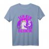 Kinder 5. Geburtstag T-Shirt - Ich Bin Schon 5 Jahre Mädchen Einhorn Lila Geschenk für Geburtstagsfeier und Einhorn-Liebhaber