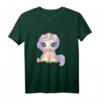 Einhorn lieb und nett Kinder Mädchen Damen Herren T-Shirt – Buntes Einhorn Design mit Spruch 'Ich liebe Einhörner' für Kinder und Erwachsene