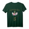 Kinder 5. Geburtstag Mädchen Einhorn Shirt - Trendiges Geburtstagsoutfit & Geschenkidee für Einhornliebhaber
