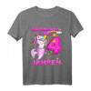 Kinder 4. Geburtstag Geschenk - Einhorn Meerjungfrau T-Shirt für Mädchen, Lustiges Geburtstagsshirt für Kinder, die Ponys und Feen lieben