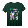Kinder Geburtstagsshirt 8 Jahre Mädchen & Junge - Einhorn T-Shirt als tolles Geburtstagsgeschenk für Mädchen und Jungen