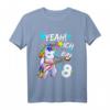 Kinder Geburtstagsshirt 8 Jahre Mädchen & Junge - Einhorn T-Shirt als tolles Geburtstagsgeschenk für Mädchen und Jungen