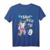 Kinder Geburtstagsshirt 8 Jahre Mädchen & Junge - Einhorn T-Shirt als tolles Geburtstagsgeschenk für Mädchen und Jungen