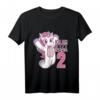 Kinder 2. Geburtstag T-Shirt für Mädchen - Süßes Einhorn Ich Bin Schon 2 Geschenk zum Kindergeburtstag