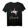 Chantale Namen Geschenk - Süßes Einhorn T-Shirt für Mädchen und Damen, Perfekt für Geburtstagsfeiern & Einhorn-Partys