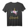 Chantale Namen Geschenk - Süßes Einhorn T-Shirt für Mädchen und Damen, Perfekt für Geburtstagsfeiern & Einhorn-Partys