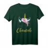 Chantale Namen Geschenk - Süßes Einhorn T-Shirt für Mädchen und Damen, Perfekt für Geburtstagsfeiern & Einhorn-Partys