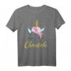 Chantale Namen Geschenk - Süßes Einhorn T-Shirt für Mädchen und Damen, Perfekt für Geburtstagsfeiern & Einhorn-Partys