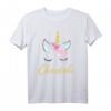 Chantale Namen Geschenk - Süßes Einhorn T-Shirt für Mädchen und Damen, Perfekt für Geburtstagsfeiern & Einhorn-Partys