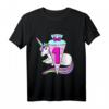 Lustiges Einhorn Schultüte Schulkind Geburtstag Regenbogen T-Shirt – Perfekt für Schulanfang, Geburtstag & neue Starts