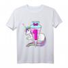 Lustiges Einhorn Schultüte Schulkind Geburtstag Regenbogen T-Shirt – Perfekt für Schulanfang, Geburtstag & neue Starts