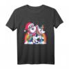 Weihnachten Santa reitet Einhorn T-Shirt – Lustiges festliches Xmas Shirt für Kinder, Teenager & Erwachsene mit Einhorn-Motiv