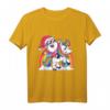 Weihnachten Santa reitet Einhorn T-Shirt – Lustiges festliches Xmas Shirt für Kinder, Teenager & Erwachsene mit Einhorn-Motiv