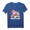 Weihnachten Santa reitet Einhorn T-Shirt – Lustiges festliches Xmas Shirt für Kinder, Teenager & Erwachsene mit Einhorn-Motiv