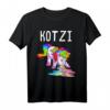 Kotzi T-Shirt Damen Einhorn Sauf T-Shirt für JGA & Malle Party - Lustiges Gruppenshirt für Mallorca-Urlaub & Bierliebhaberinnen
