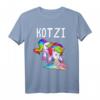 Kotzi T-Shirt Damen Einhorn Sauf T-Shirt für JGA & Malle Party - Lustiges Gruppenshirt für Mallorca-Urlaub & Bierliebhaberinnen