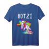 Kotzi T-Shirt Damen Einhorn Sauf T-Shirt für JGA & Malle Party - Lustiges Gruppenshirt für Mallorca-Urlaub & Bierliebhaberinnen
