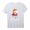 Einhorn Fuck Off Who Cares T-Shirt mit Mittelfinger – Provokantes JGA Design für Rebellinnen und Prinzessinnen