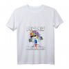 Damen Pew Pew Madafakas Einhorn T-Shirt mit V-Ausschnitt – Lustiges Damen-Shirt mit Einhorn, Pistolen und Sonnenbrille