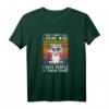 That's What I Do I Drink Wine I Hate People - Lustiges Einhorn T-Shirt für Frauen, Geschenk für Wein- und Einhornliebhaberinnen