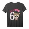 Kinder Reh Geburtstagsshirt für 6 Jahre - Lustiges Geburtstagsoutfit für Mädchen und Jungen, ideales Geschenk für den sechsten Geburtstag