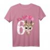 Kinder Reh Geburtstagsshirt für 6 Jahre - Lustiges Geburtstagsoutfit für Mädchen und Jungen, ideales Geschenk für den sechsten Geburtstag