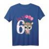 Kinder Reh Geburtstagsshirt für 6 Jahre - Lustiges Geburtstagsoutfit für Mädchen und Jungen, ideales Geschenk für den sechsten Geburtstag