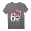 Kinder Reh Geburtstagsshirt für 6 Jahre - Lustiges Geburtstagsoutfit für Mädchen und Jungen, ideales Geschenk für den sechsten Geburtstag