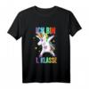 Kinder Ich bin 1. Klasse Einhorn Einschulung Mädchen T-Shirt - Süßes Schulanfangsgeschenk für Erstklässlerinnen
